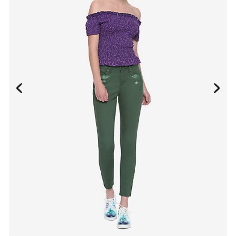 Her Universe Disney Ariel green pants